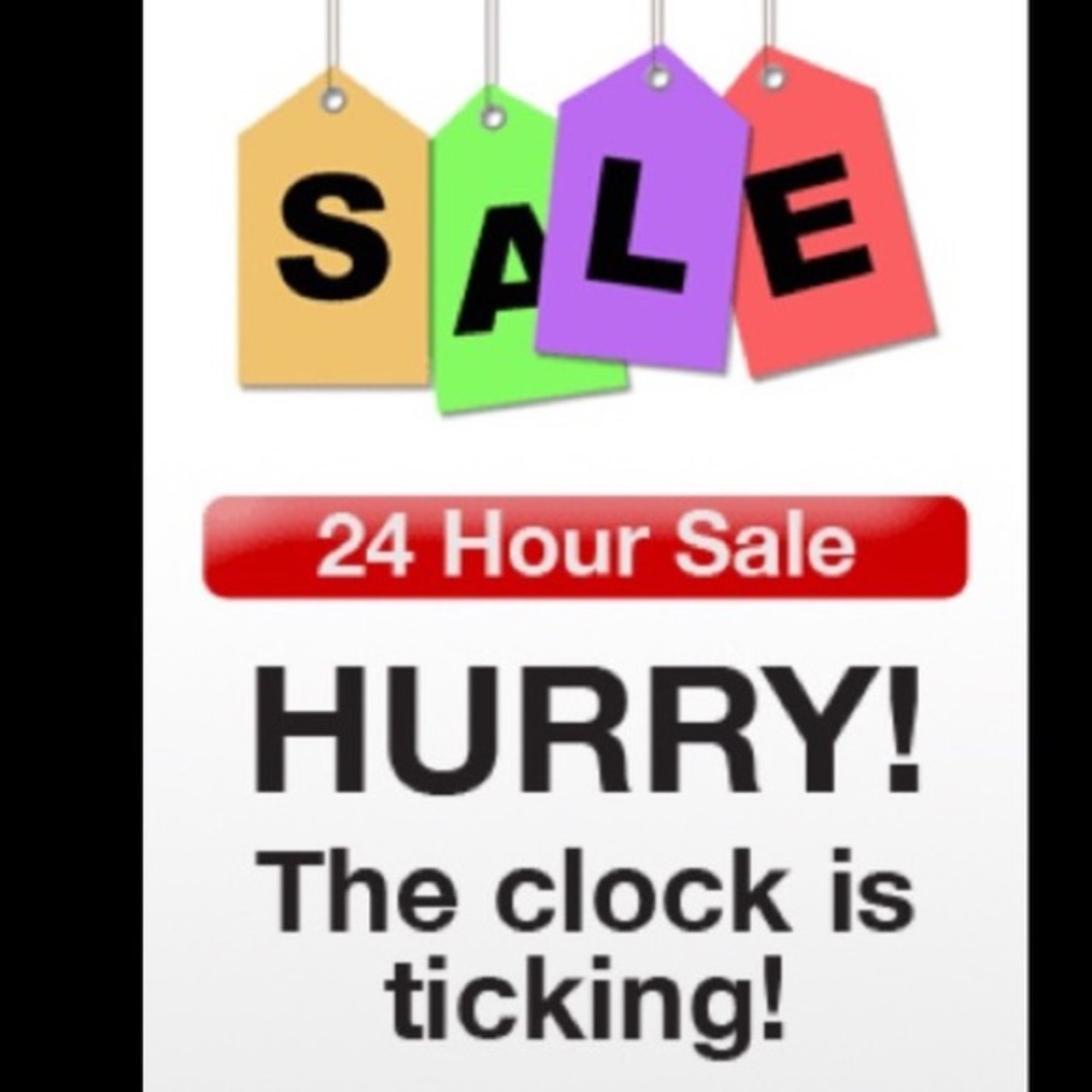 ENTIRE CLOEST ON SALE FOR 24 HOURS! Offers welcome